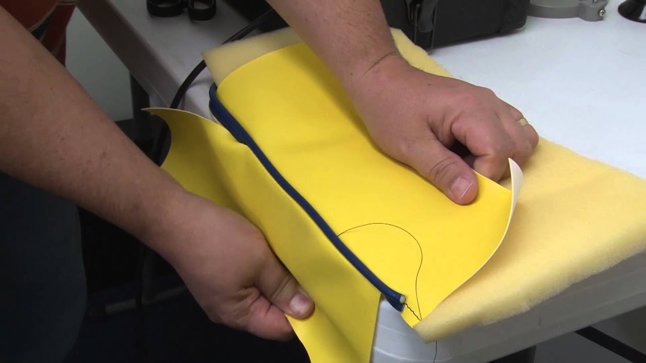 Ultrafeed Sewing Piping to Vinyl Fabrics with Foam Backer YouTube