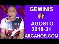 Video Horscopo Semanal GMINIS  del 29 Julio al 4 Agosto 2018 (Semana 2018-31) (Lectura del Tarot)