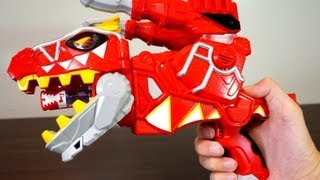 変形銃 ガブティラ・デ・カーニバル 変形＆付属獣電池遊びレビュー / Kyoryuger Gabtyra de Carnival Review