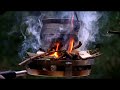 Casting a small iron cooking pot