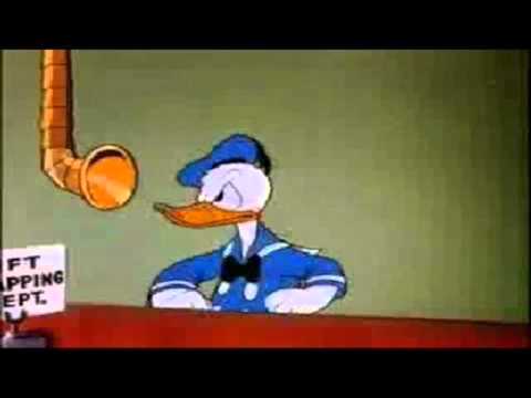 يا ليلة العيد بطوط يغنى فـ الحمام Donald Duck sing a song - YouTube