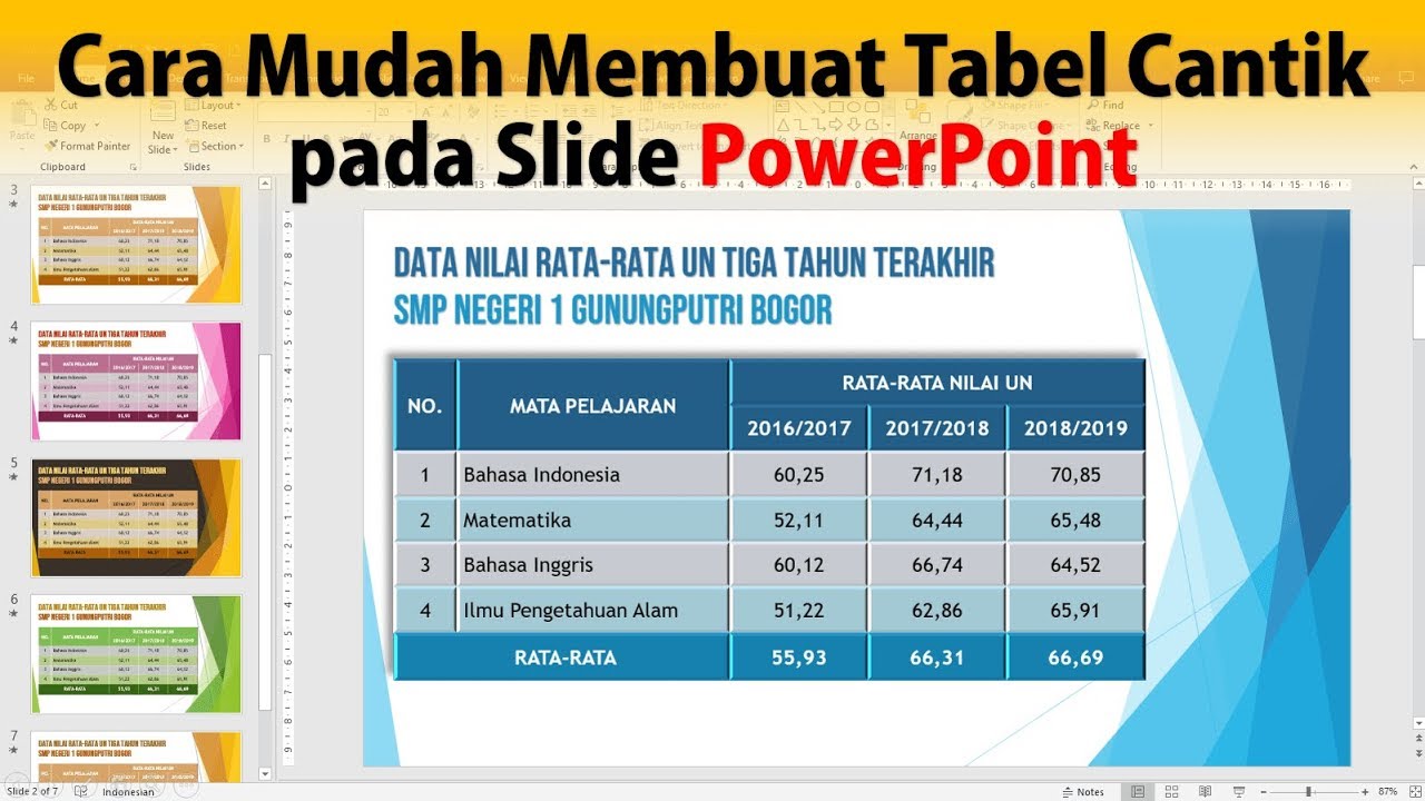 Cara Desain Slide Daftar Isi Di Powerpoint Video Sportnk