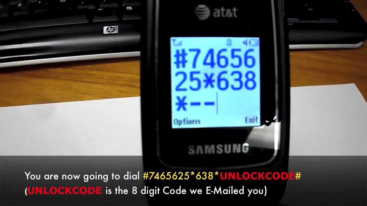 How to Unlock Samsung SGH-A107 in 5 Minutes! - Unlock Samsung A107 At ...