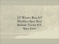 J.M. Reid 12' Winter Run Bamboo Spey Rod