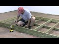 How To Build A Shed - Part 1 Building The Floor