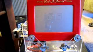 Etch a Sketch clock powered by Arduino