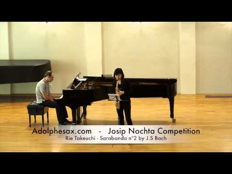 JOSIP NOCHTA COMPETITION Haruka Taniguchi Sarabanda nº2 by J S Bach
