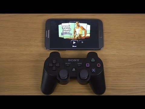 Grand Theft Auto: San Andreas Samsung Galaxy Note 2 PlayStation 3 Controller Gameplay Test