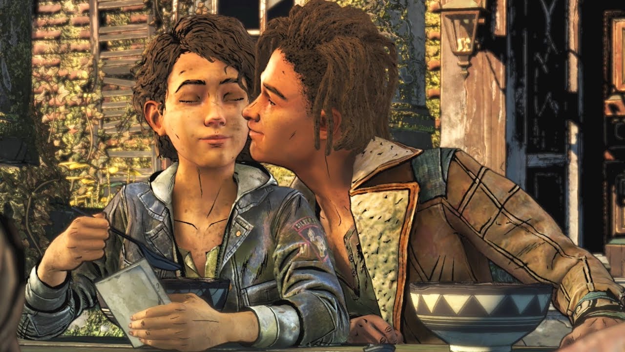 Clementine and Louis Full Love Story (Season 4 Romance) Walking Dead: The F...