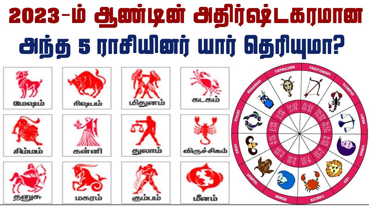 2023-ம் ஆண்டின் அதிர்ஷ்டகரமான 5 ராசியினர் யார் தெரியுமா? | Tamil Jothidam | Tamil Astrology