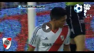 Remate de Gutiérrez. Rafaela 0 - River 0. Fecha 13. Torneo Inicial 2013. Fútbol Para Todos