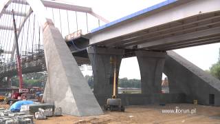 Most w Toruniu już stoi