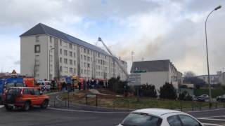 Incendie important à Fécamp 22/03/2014