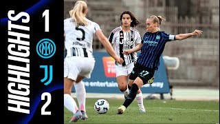 THE WOMEN’S CUP: SECONDO POSTO PER LE NERAZZURRE ⚫🔵? | INTER 1-2 JUVENTUS | HIGHLIGHTS