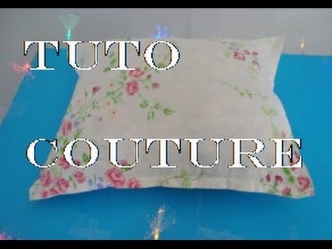 tuto couture housse de coussin et revêtement de couette