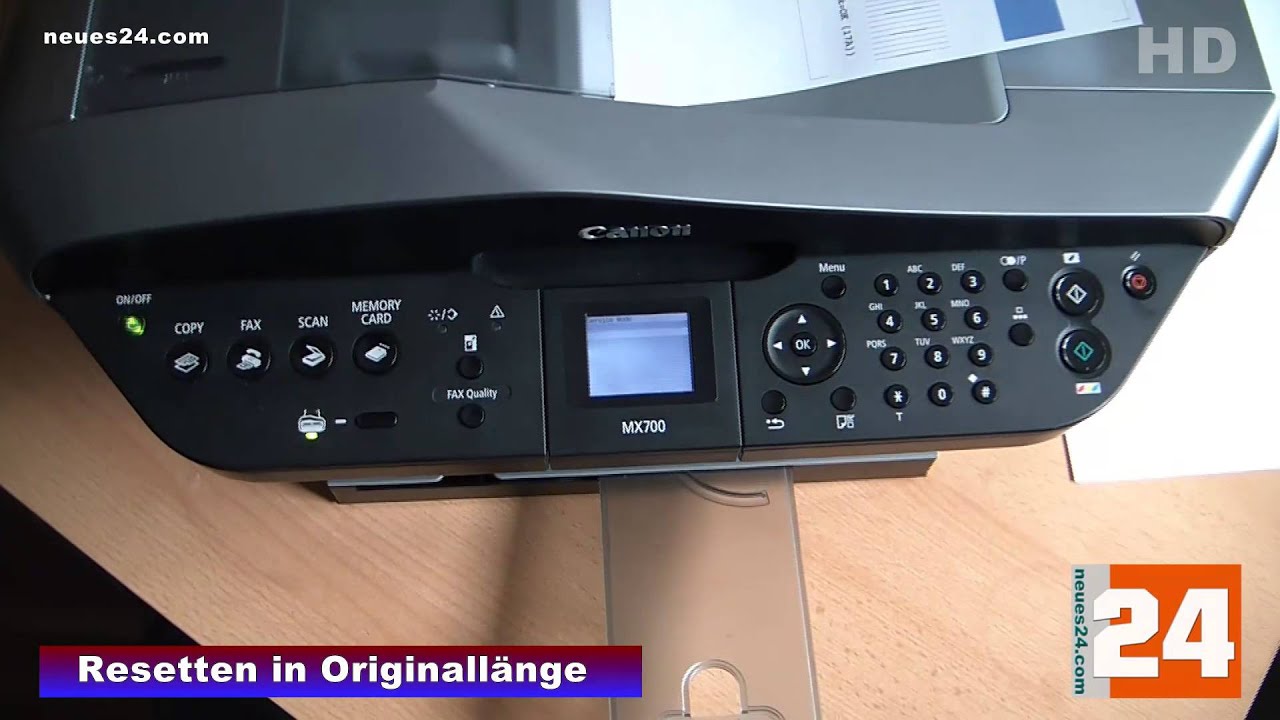 how to fix a canon mx700 series printer