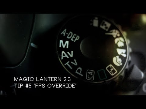 Magic Lantern 2.3 Tip #5 -- FPS Override (Español) - YouTube