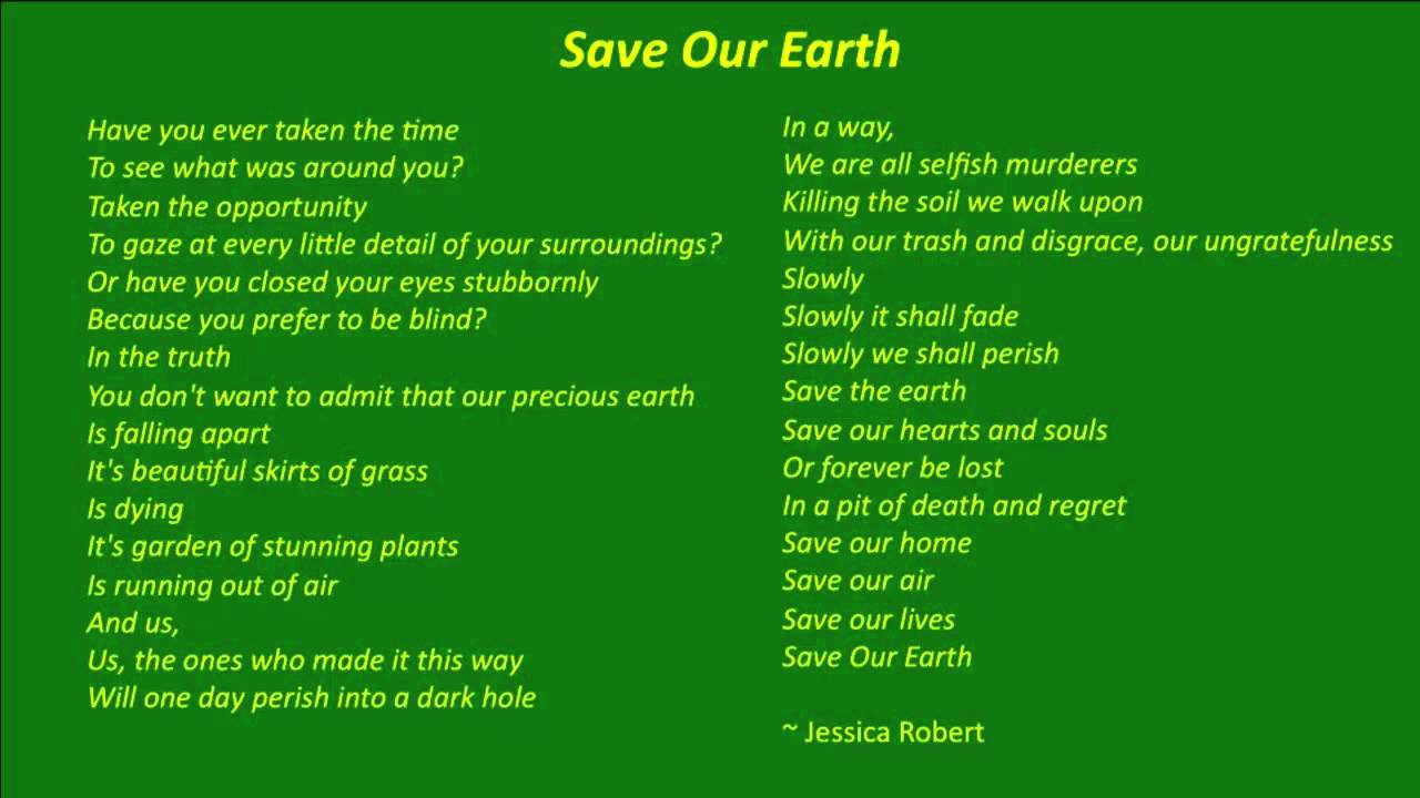 Essay on caring for environment