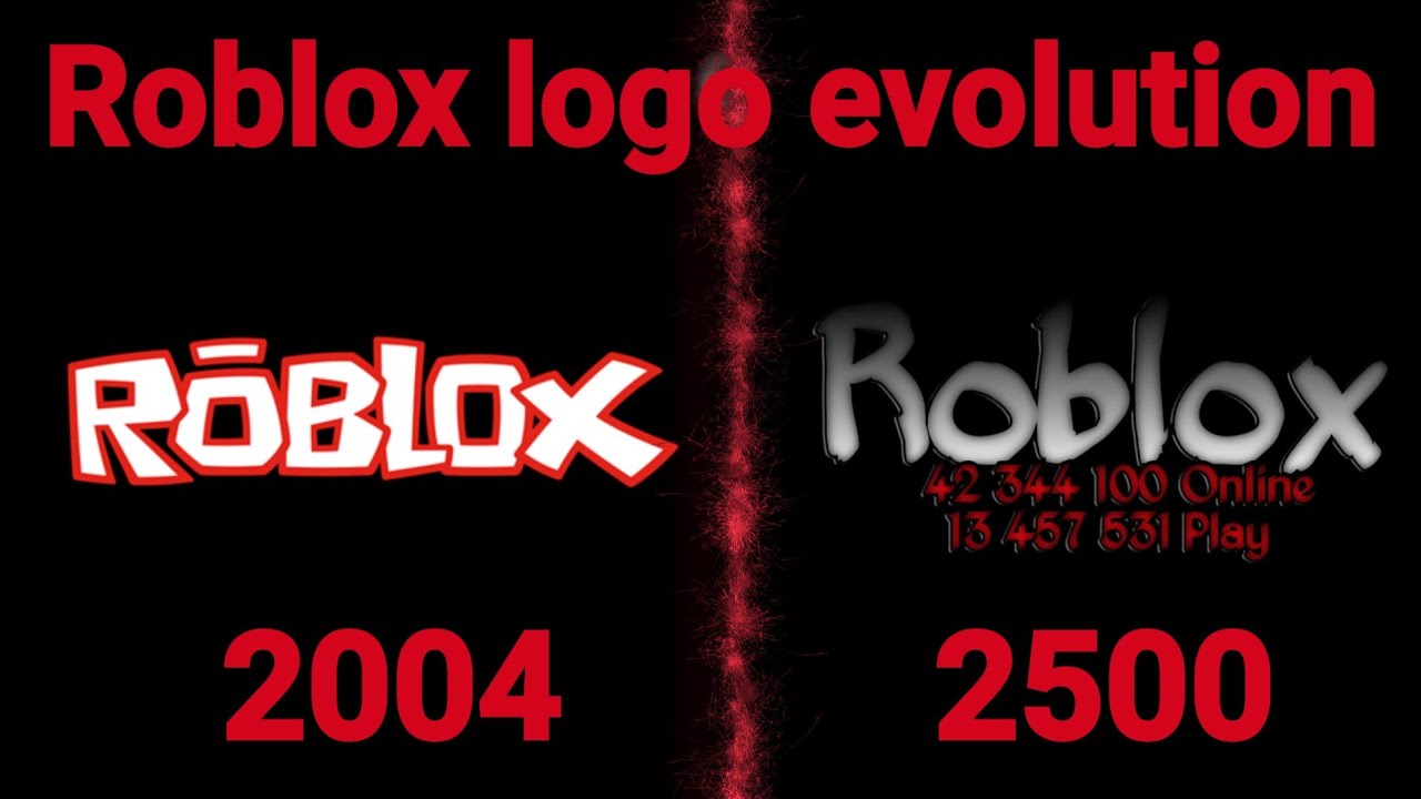 Roblox Logo Evolution 2004 2500