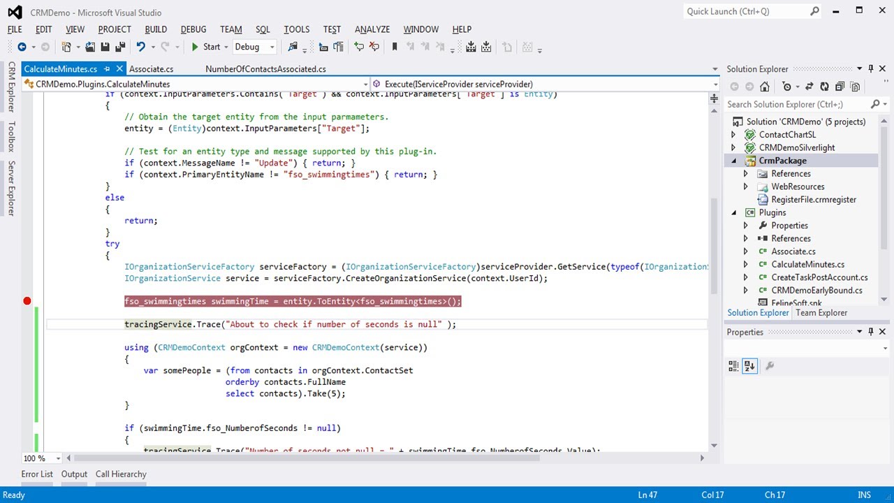 CRM 2011 - Debugging Plugins - YouTube