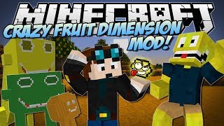 Minecraft | CRAZY FRUITS DIMENSION MOD! (Beware the Lemonator King!) | Mod Showcase