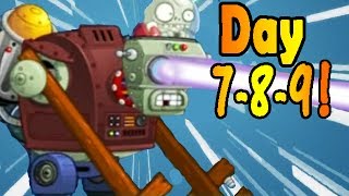 Plants vs. Zombies 2: Far Future Days 7-8-9!