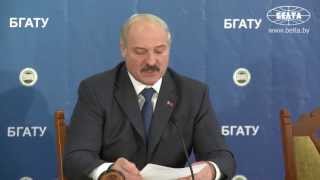 Лукашенко констатирует отставание аграрного образования от требований современного производства