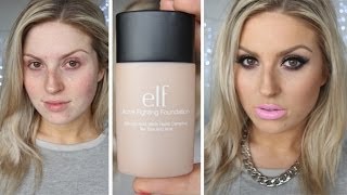 First Impression Review ♡ ELF Studio Acne Fighting Foundation!