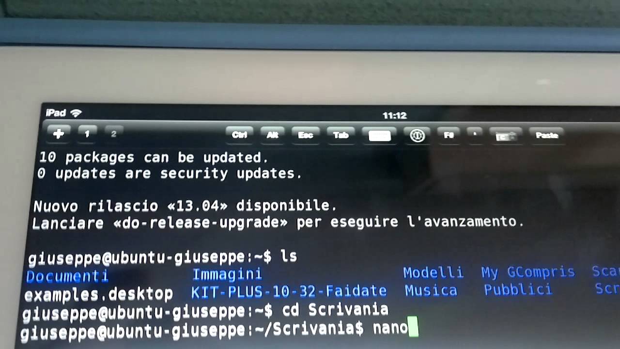 Controllo del PC tramite protocollo SSH su una rete AD-HOC - YouTube