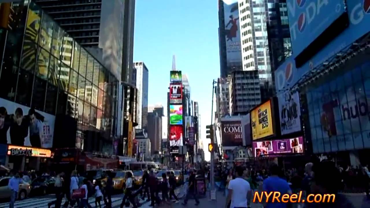 Times Square, 42nd Street, New York City - YouTube