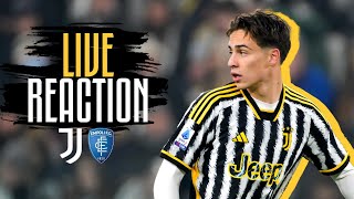 🔴? WATCH NOW: JUVENTUS VS EMPOLI | LIVE REACTION💪⚪⚫??