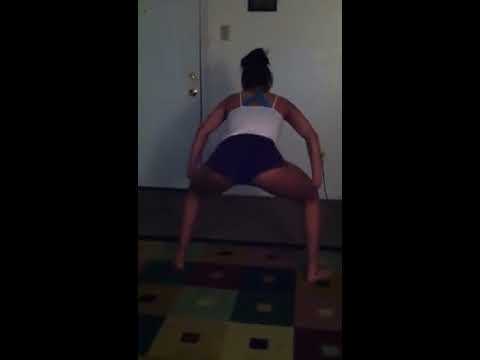 Dancing to hands on yo knees kstylis - YouTube