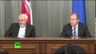 Пресс-конференция глав МИД России и Ирана