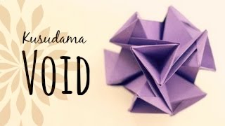 void origami Star  tadashimori:(Origami make kusudama  Mancini)by (Francesco Holes Kusudama  a