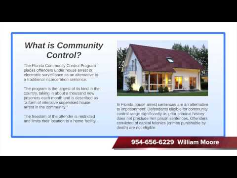 House Arrest Explained by Fort Lauderdale Criminal Attorney William Moore.