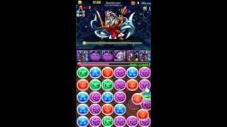 パズドラ【ゼウス降臨！】超地獄級　災禍の魔神王・サタン×2(キングワルりん×2編成)