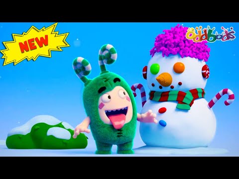 Oddbods | NEW | FROST ZEE THE SNOWMAN | Funny Cartoons For Kids
