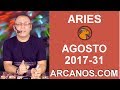Video Horscopo Semanal ARIES  del 30 Julio al 5 Agosto 2017 (Semana 2017-31) (Lectura del Tarot)
