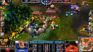 LOL WCS 2013 Day5 SKT T1 vs Lemondogs Highlight