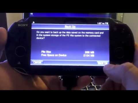 PS Vita Content Manager PC Features & Backup