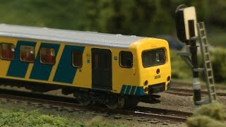 Modelleisenbahn in modularen Segmenten in Spur N