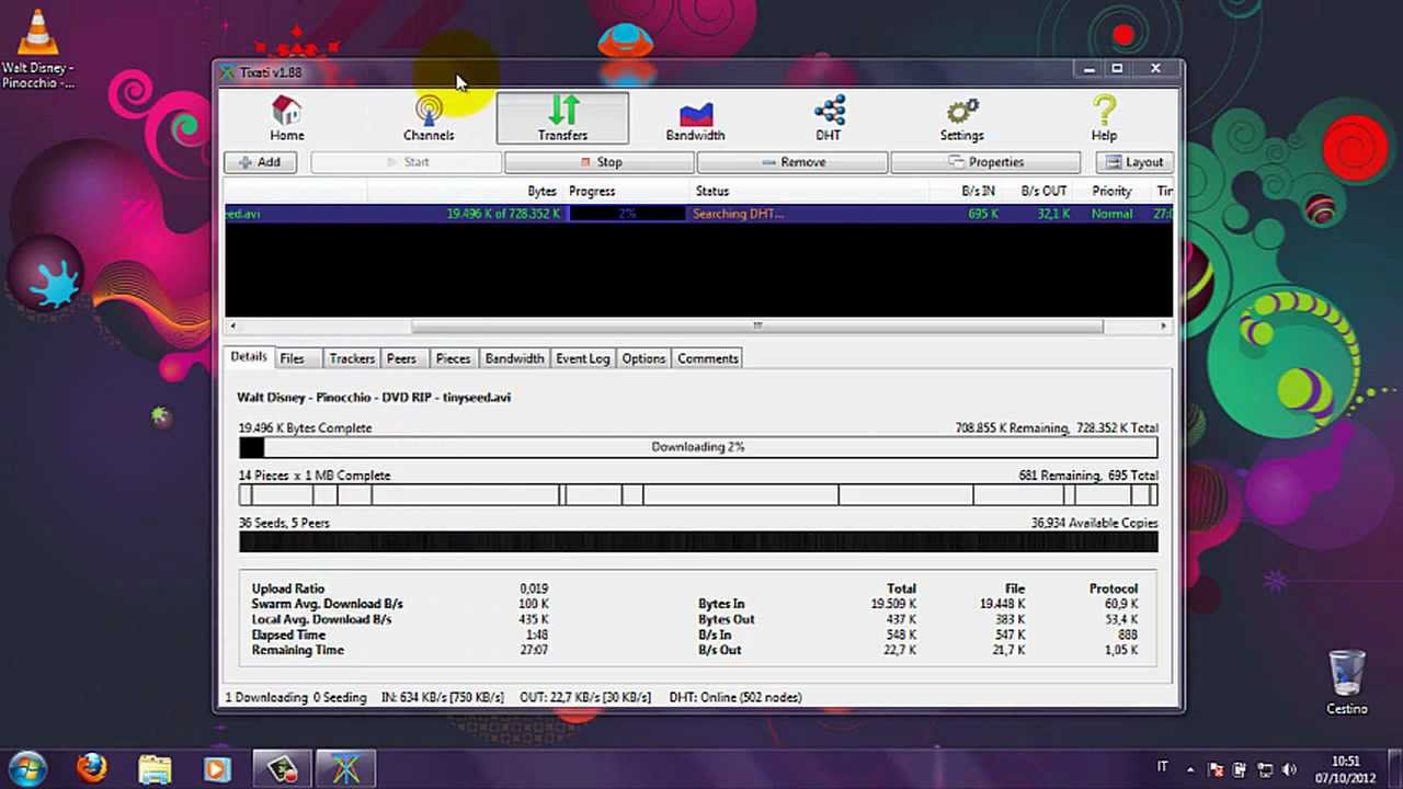 Tixati, un fantastico Client BitTorrent (Guida Base in HD) - YouTube