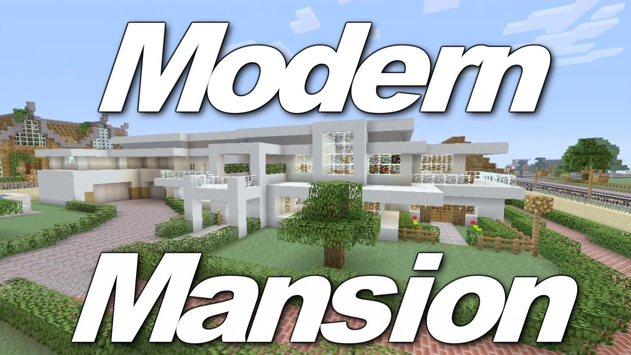 minecraft modern mansion map xbox 360
