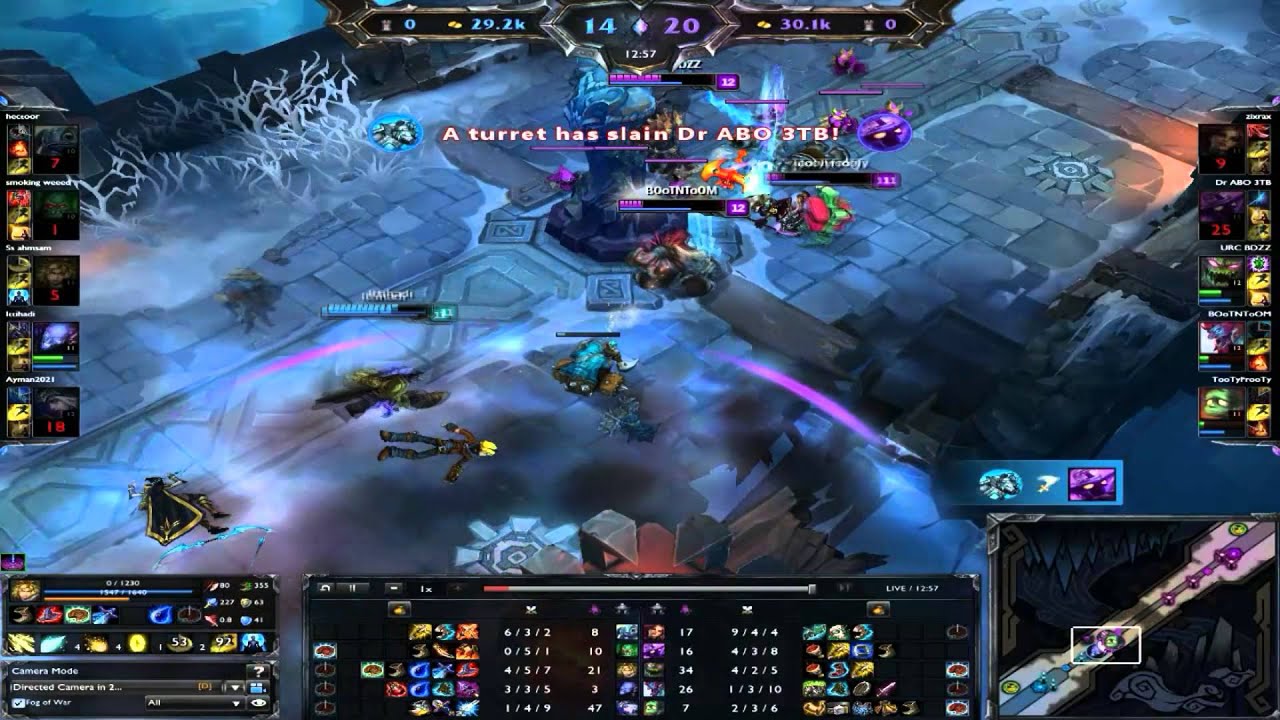 league of legends CUstom Game (URC) - YouTube