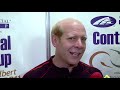 2011 WFG Continental Cup of Curling Draw 11 Media Scrum
