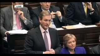 Taoiseach Enda Kenny attempts to answer serious questions in relation to Ireland's oil/gas reserves