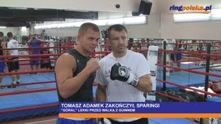 Videoblog ringpolska.pl. Adamek zakończył sparingi, na wadze mniej niż 100 kg