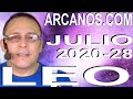 Video Horóscopo Semanal LEO  del 5 al 11 Julio 2020 (Semana 2020-28) (Lectura del Tarot)