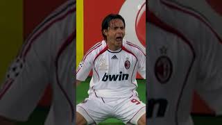 Pippo Inzaghi Champions League Goal Celebrations | #Shorts
