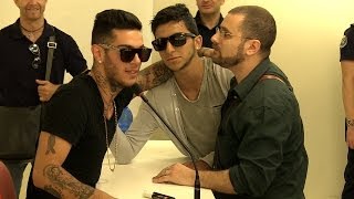 EMIS KILLA VS MORENO: SCHERZO A EMIS KILLA (INSTORE PALERMO)